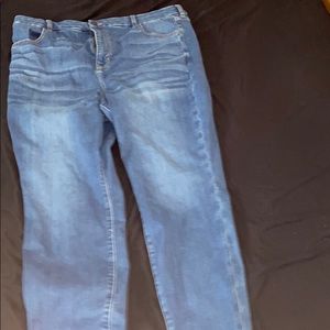 American eagle curvy high waisted jeggings